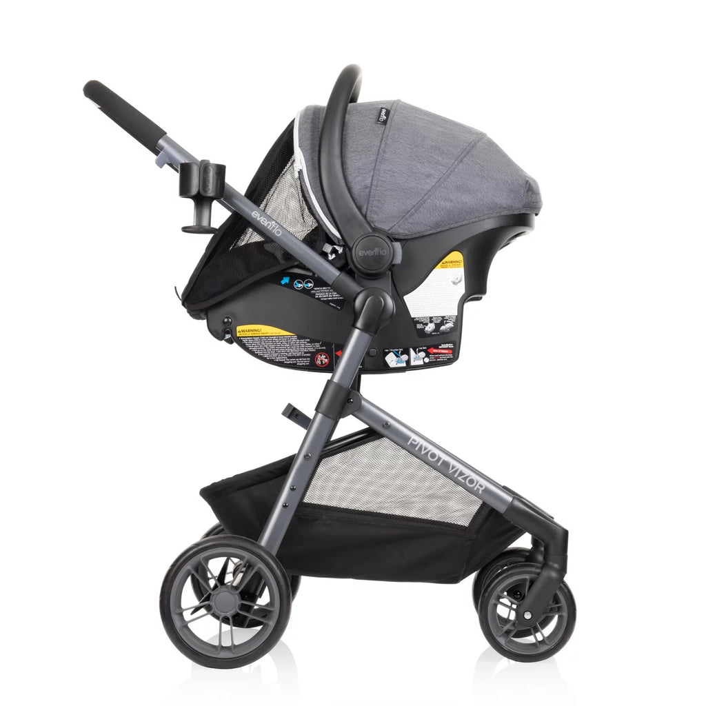 Black Unisex Travel System with Infant Car Seat O75746