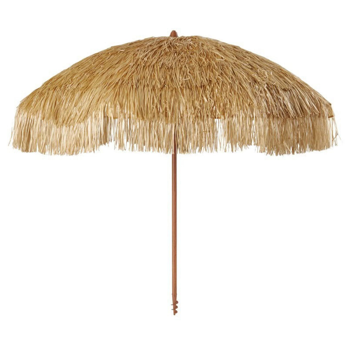 6 feet Beach Umbrella with Sand Anchor O819498