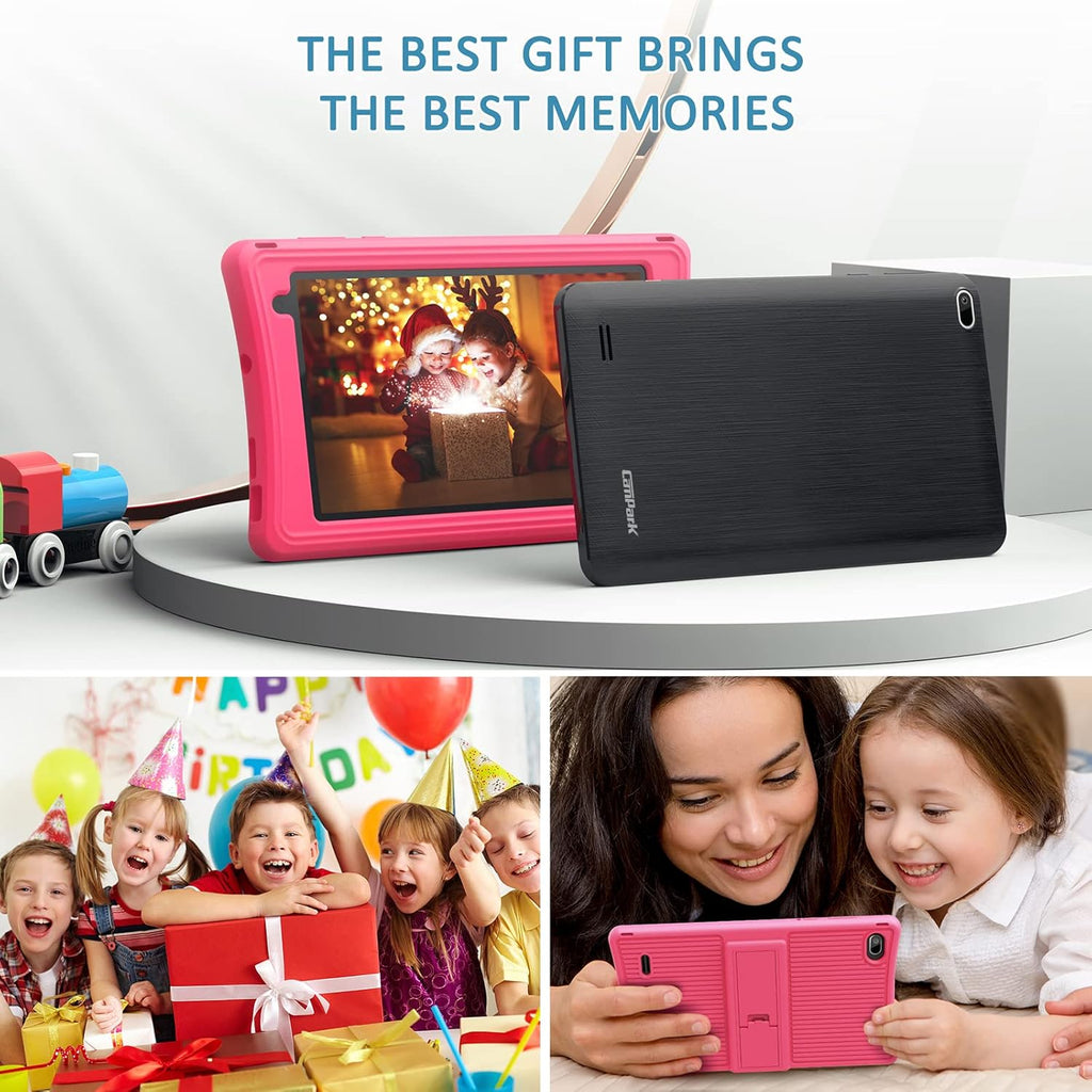 Kids Tablet 7 inch Pink Dual Cameras Pack of 2 B833087