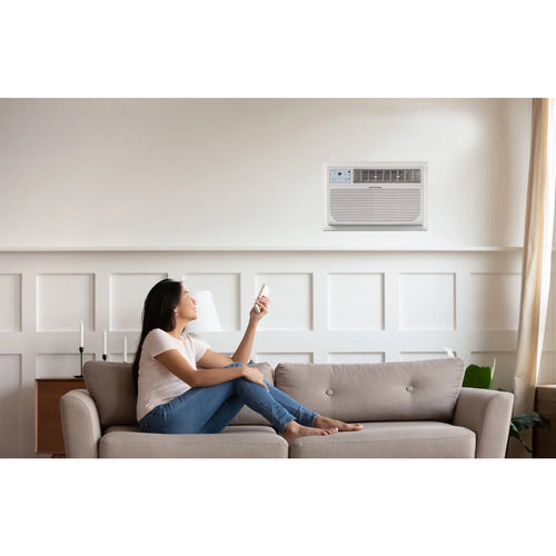 10,000 BTU 115-Volt Through-the-Wall Air Conditioner with Remote, White W932577