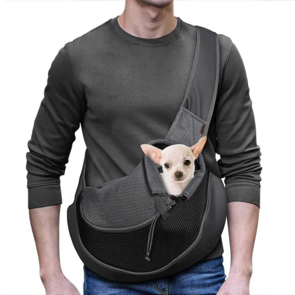 Breathable Mesh Pet Dog Sling Carrier N576074