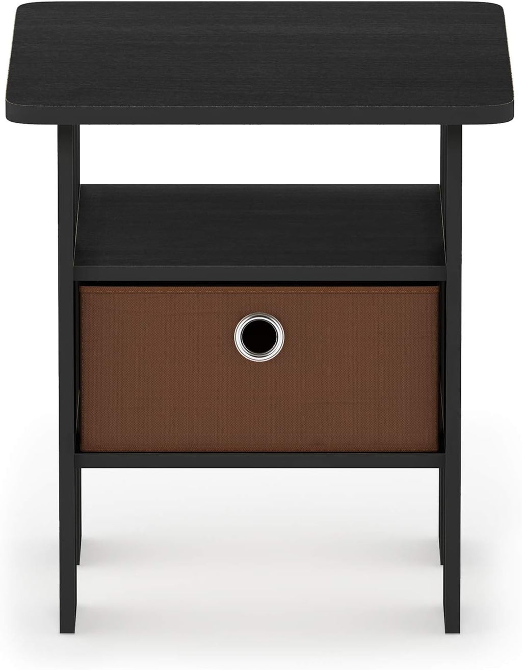 Set of 2 Table with Bin Drawer & 1 Table with Bin Drawer Americano/Medium Brown Y4748