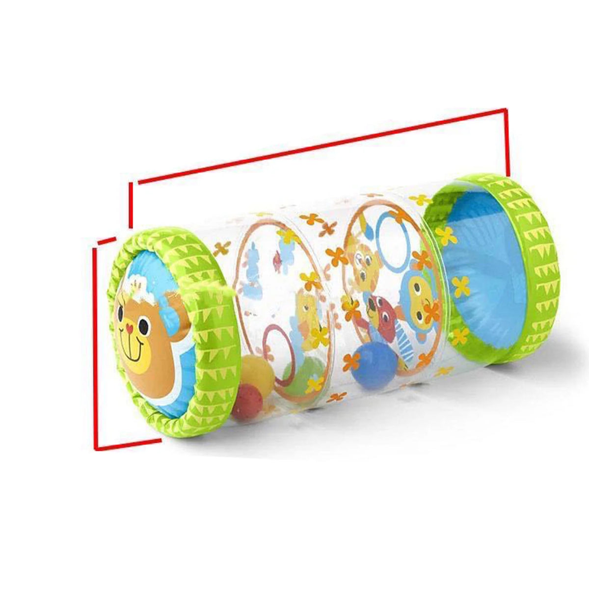 Inflatable Baby Walker Crawling Toy with Bell D390361
