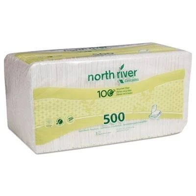 Luncheon Napkins, 1 Ply, White, 500/Pack E365