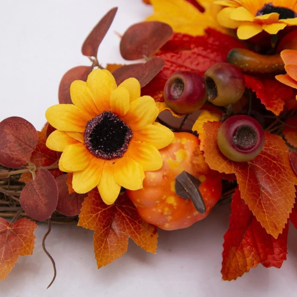 Halloween Pumpkin Wreath C3678