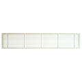 12x22 Solid Aluminum Fixed Bar Supply/Return Air Vent Grille, White-Matte C5860