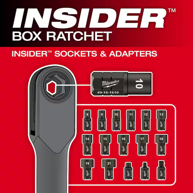 12V Lithium-Ion Brushless Cordless Extended Reach Box Ratchet U4086