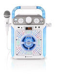 White Bluetooth Karaoke System Z604