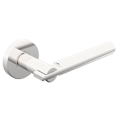 Satin Brass and Brown Left Handed Lever Only B59280