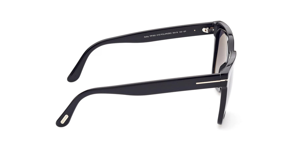 Polarized Smoke Square Ladies Sunglasses J1845