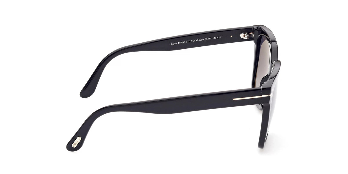 Polarized Smoke Square Ladies Sunglasses J1845