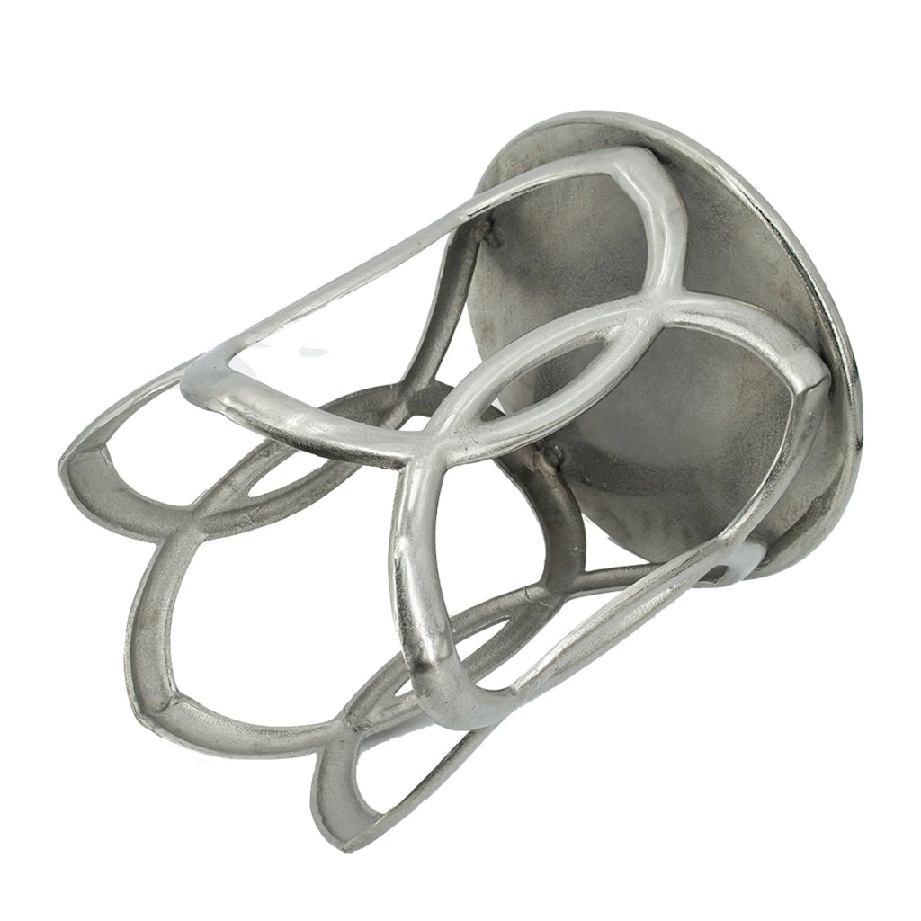 Round Aluminum Nesting Side Tables 2ct X826