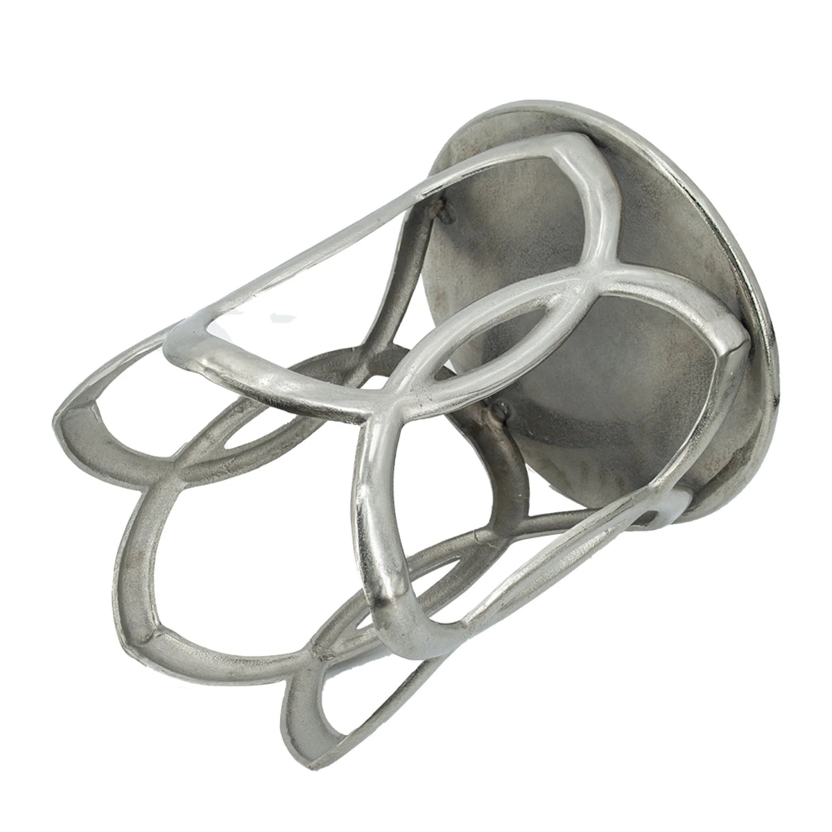 Round Aluminum Nesting Side Tables 2ct X826
