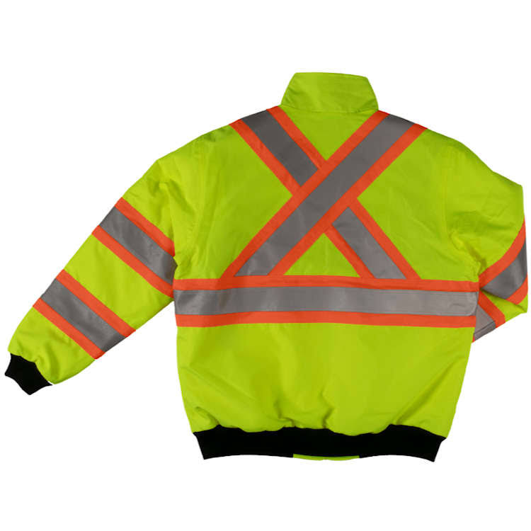 Orange Sherpa Lined Safety Bomber XL N647