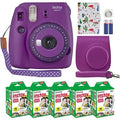 Instax Mini 9 Instant Camera Clear Purple + 50 Film Sheets E275833