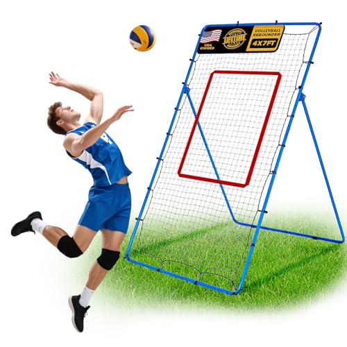 7x4 FT Adjustable Volleyball Rebounder Net C485948