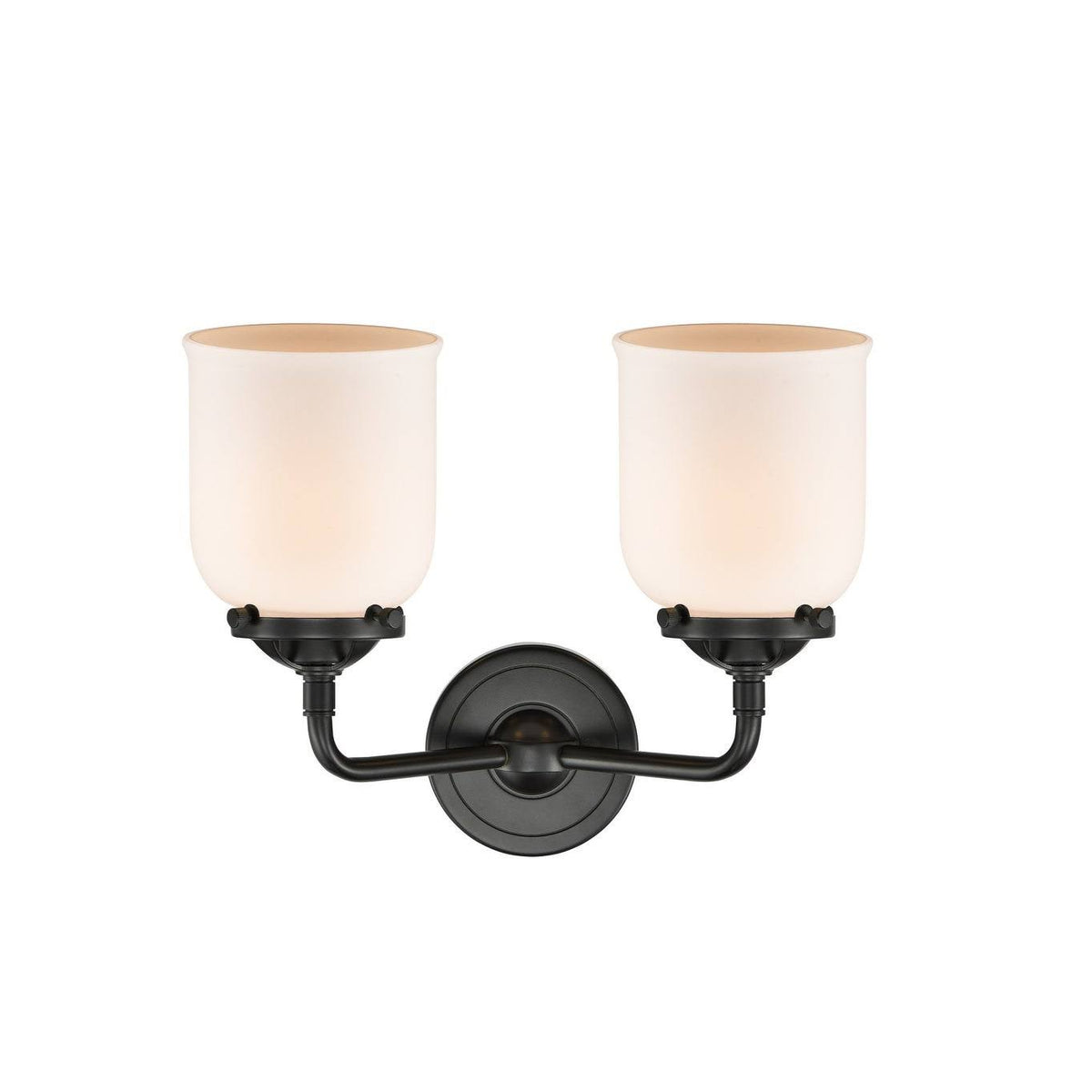 13 inch 2 Light Bath Vanity Oil Rubbed Bronze with Seedy Glass U61563
