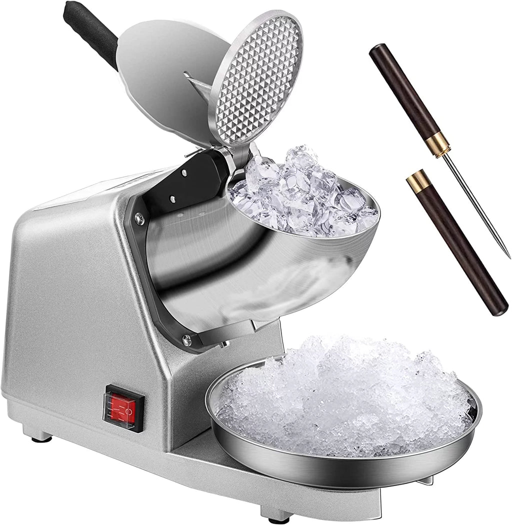 4 Blades Electric Ice Crusher Shaver Snow Cone Maker Machine J4136