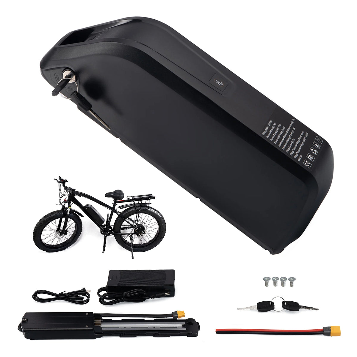 48V 10Ah Lithium Ebike Battery with Charger G762
