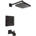 Single Handle Tub and Shower Trim Package in Tuscan Bronze Y14358