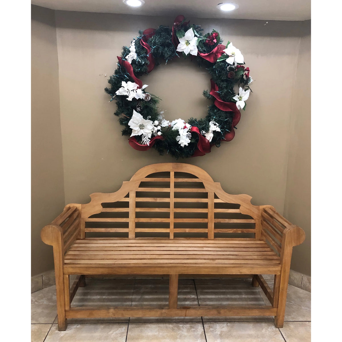 Teak Wood Double Outdoor Bench E390