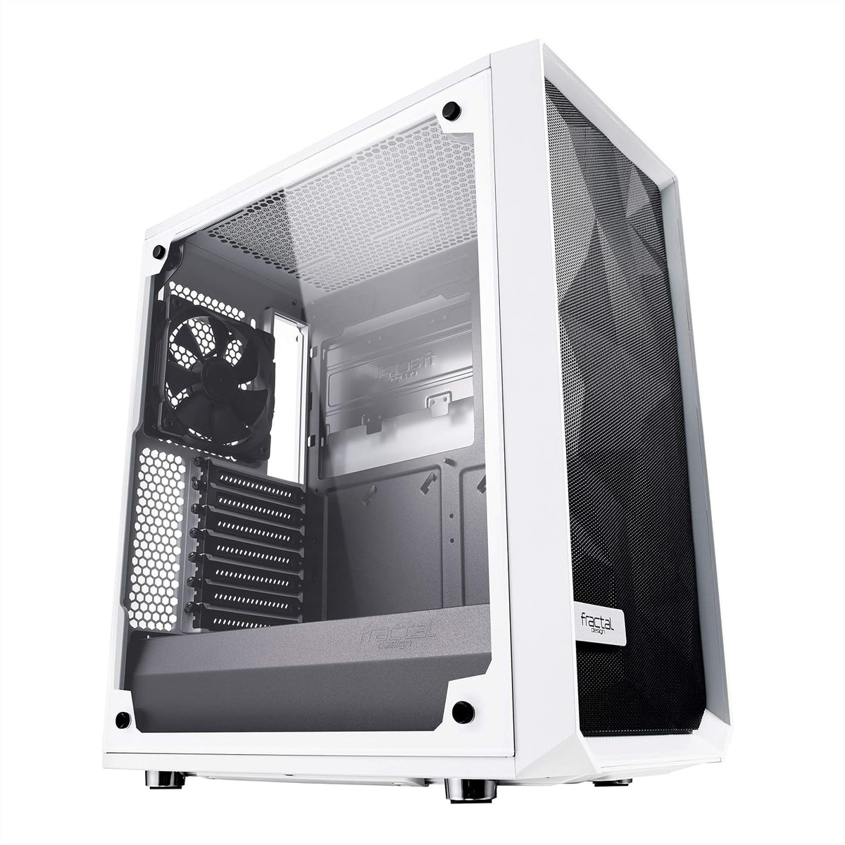 Black Compact Mid Tower Computer Case O776