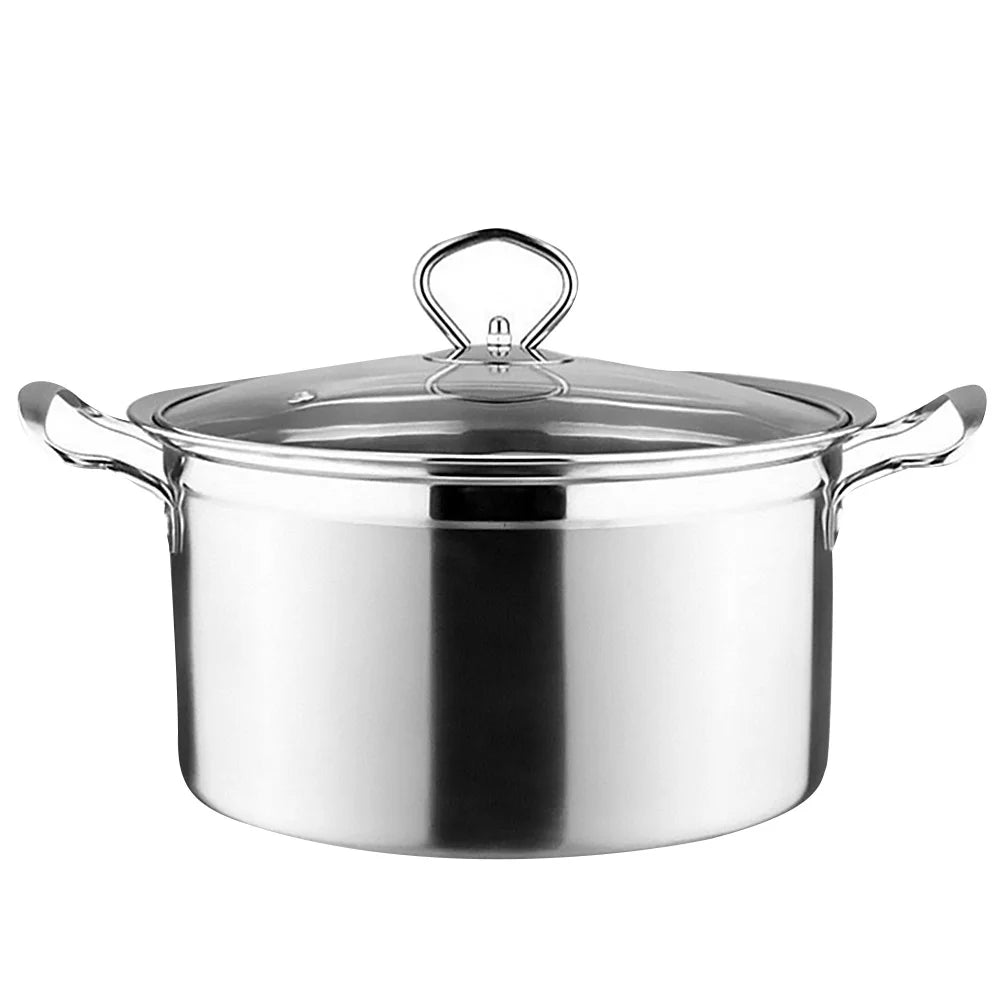 1Pc Stainless Steel Milk Pot Soup Pot Hot Pot T977408