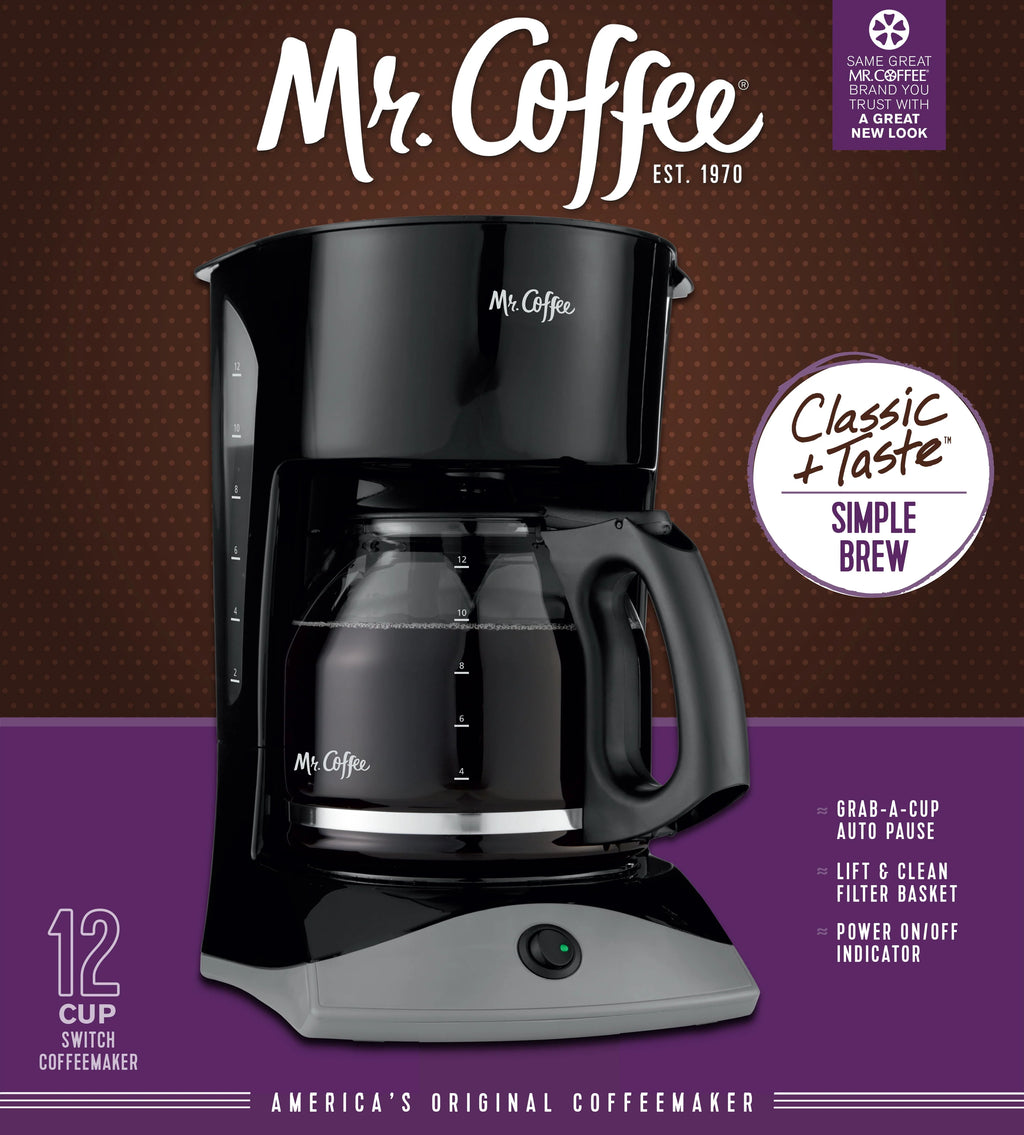 12-Cup Switch Coffee Maker, Black H6246