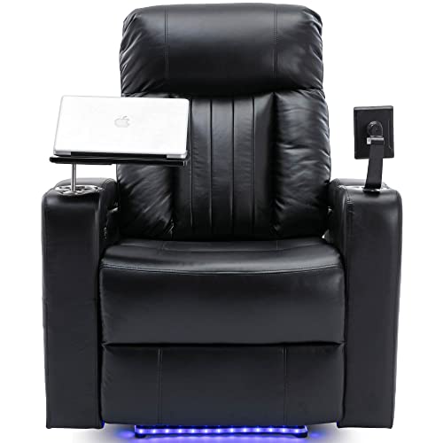Brown Electric Recliner Chair with USB Charge Port S795488