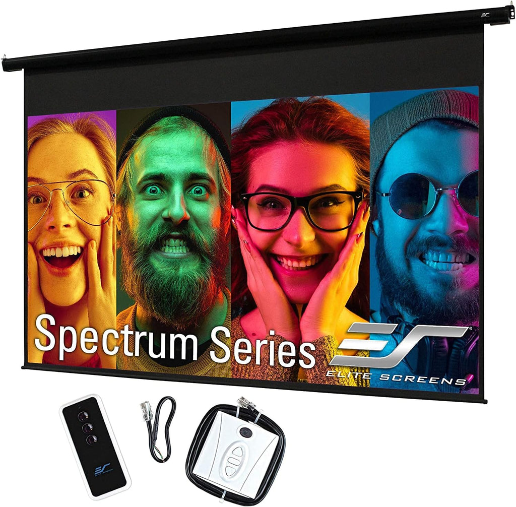 Electric Motorized Projector Screen 100 inch 16:9 to 95" 2.35:1 Black A432862