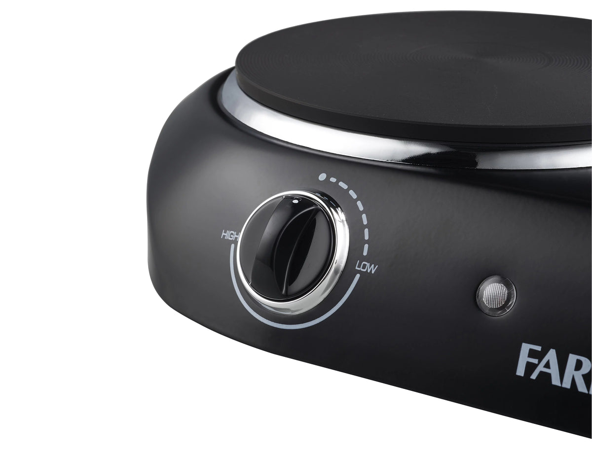 Black Double Burner Electric Cooktop Y22099