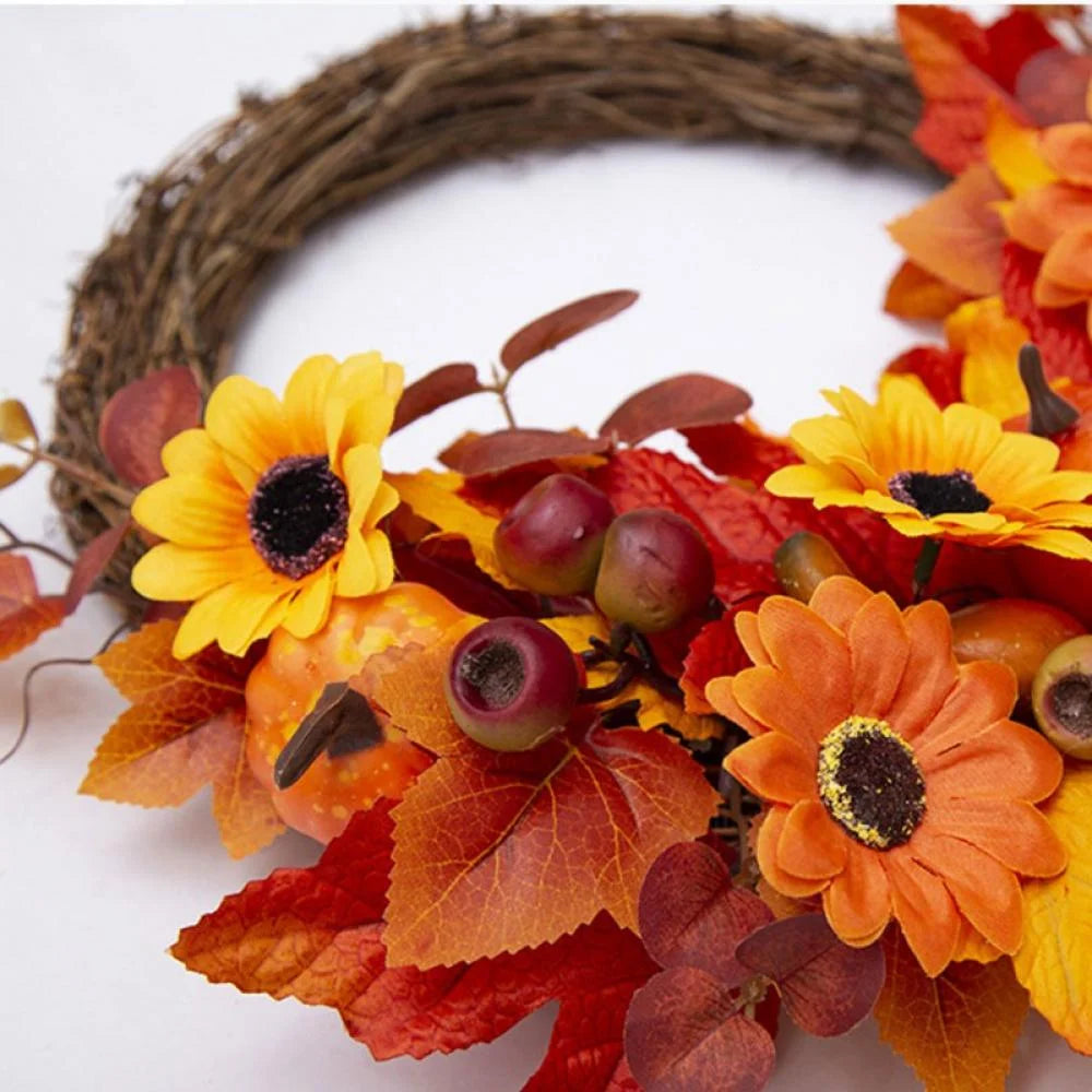 Halloween Pumpkin Wreath C3678