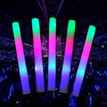 Multicolor Glow Foam Stick Cheer Tube Pack of 50 L1248