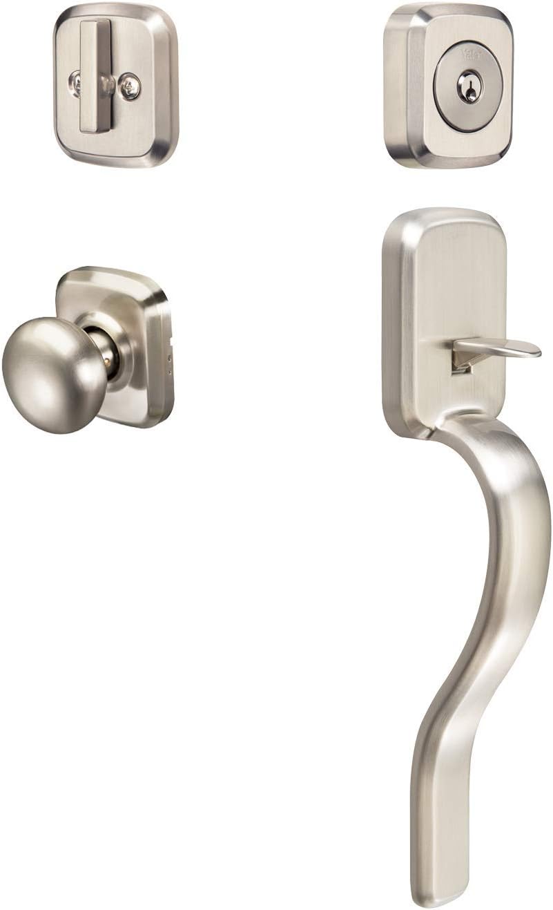 Satin Nickel Interior Knob Handleset N981946