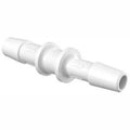 White Polypropylene Barbed Reduction Coupler X26087