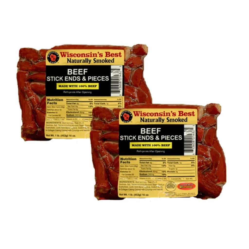 100% Beef Stick Ends & Pieces, 1 lb, 2 ct A7882