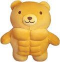 Cartoon Muscle Bear Plush Teddy Bear Large Doll, 27.5 inch A73657
