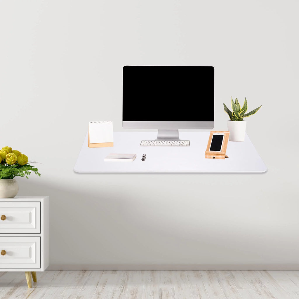 Wall Mounted Floating Folding Desk White T68105