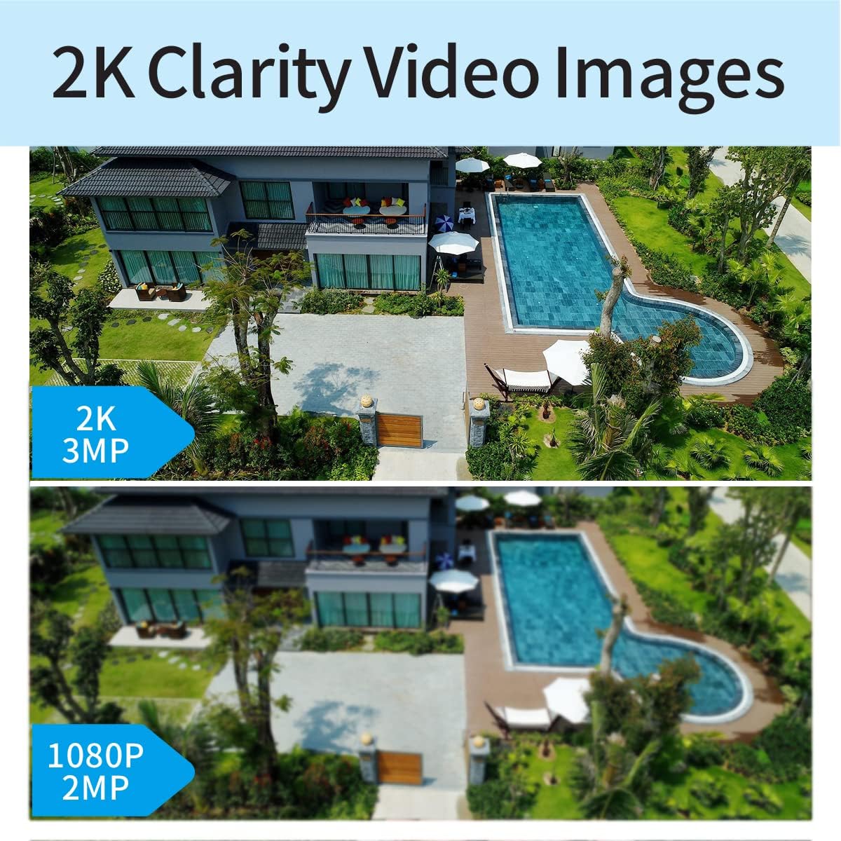 8CH NVR with 1TB HDD and 6PCS 3MP Outdoor Bullet Cameras with PIR Sensor and Floodlight G91069