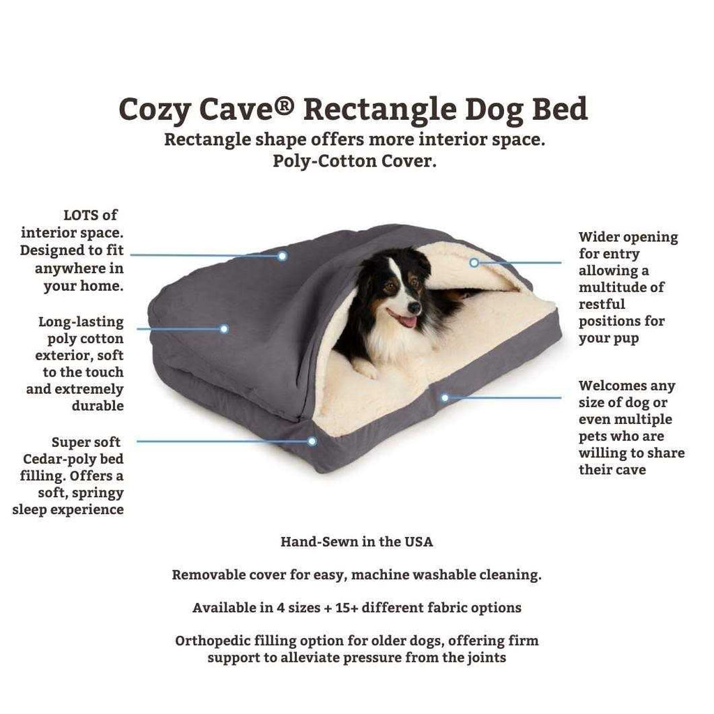 Cozy Cave Rectangle Pet Bed I4942