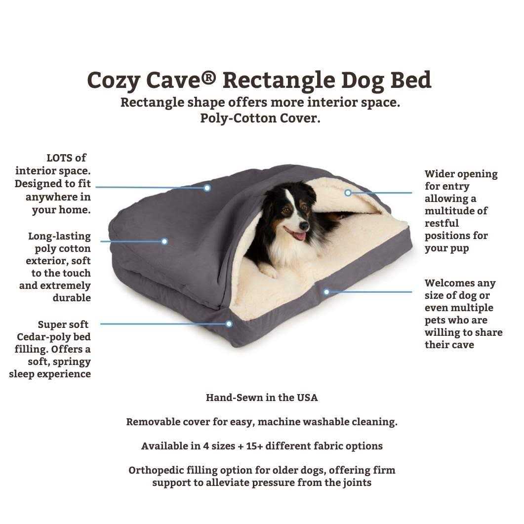 Cozy Cave Rectangle Pet Bed I4942