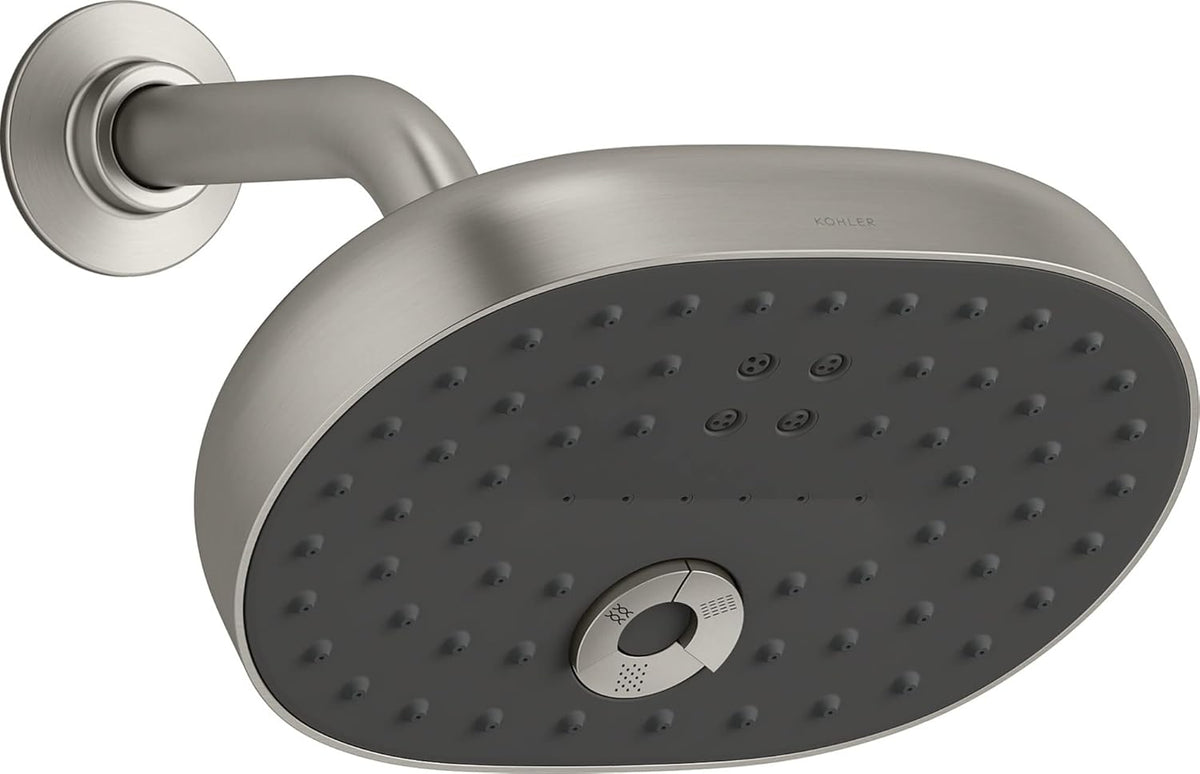 Vibrant Brushed Moderne Brass Showerheads W85607