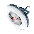 LED Hanging Fan and Portable Lamp, 2 in 1 Camping Tent Fan U137