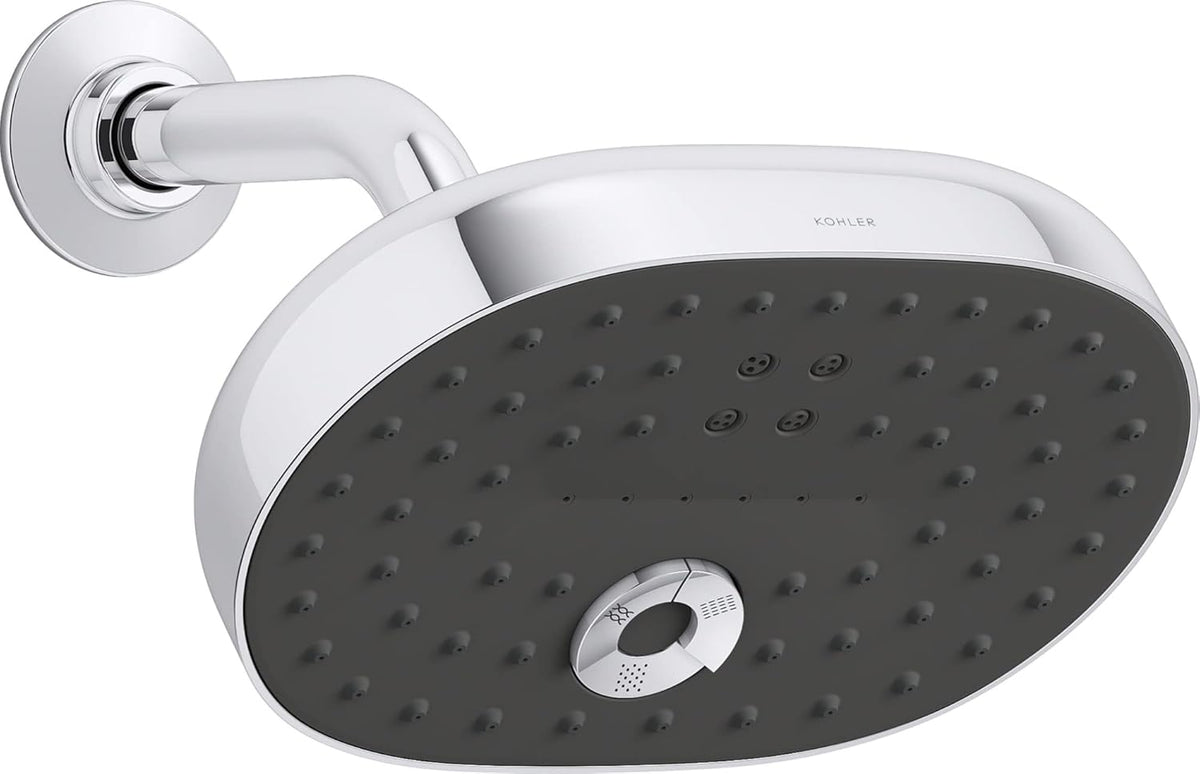 Vibrant Brushed Moderne Brass Showerheads W85607