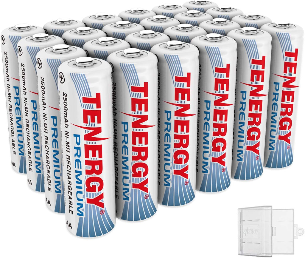 60 Pack 2500mAh NiMH Rechargeable AA Batteries Z447093