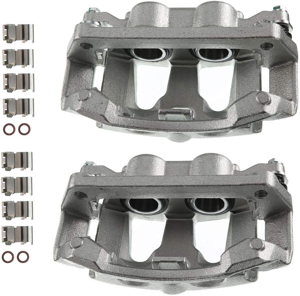 Brake Caliper Assembly with Bracket Rear Left Driver Side Pack of 2 X72354