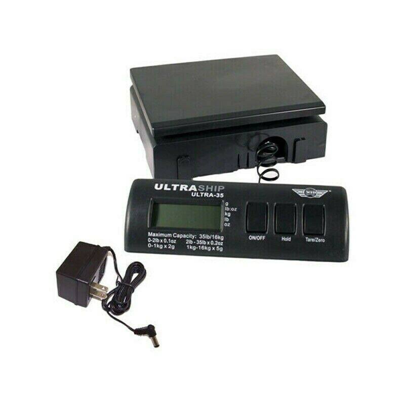 35 lb Electronic Digital Shipping Scale Black R445