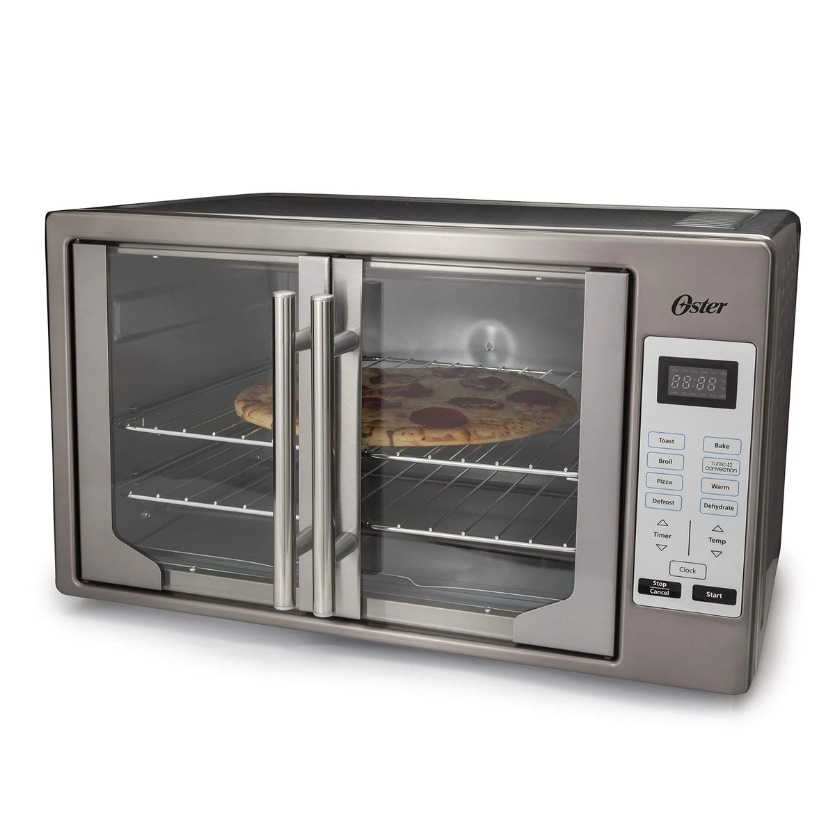 Black Stainless Steel French Door Oven D599