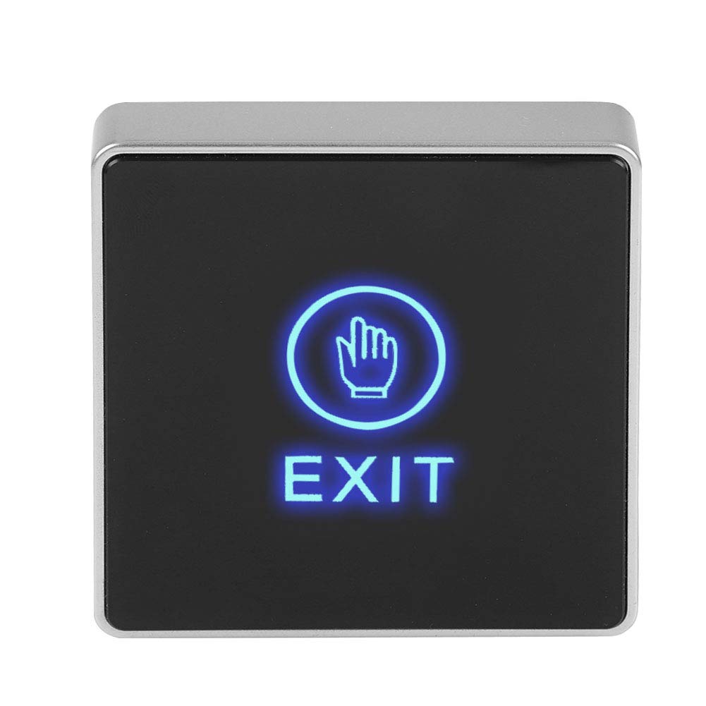Door Touch Exit Release Button Switch Panel with Blue Indicator Light S1094