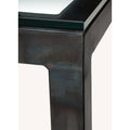 White Parsons Console Table with Quartz Top Q362777